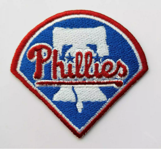 Philadelphia Phillies Logo Iron on Patch 7cmx7.7cm